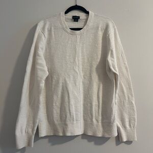 Club Monaco Women's White Crewneck Sweater
